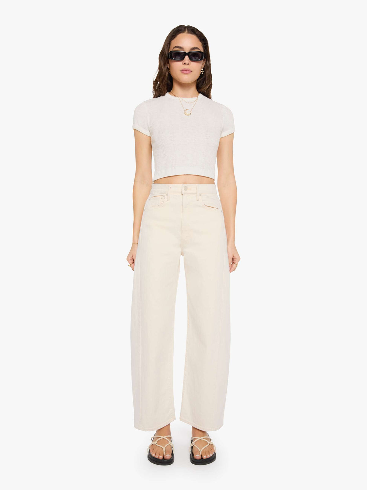 Women The Half-Pipe | Mother Denim White (Natural)
