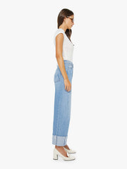 Women The Half-Pipe Ankle Cuff Fray | Mother Denim Blue (Medium)
