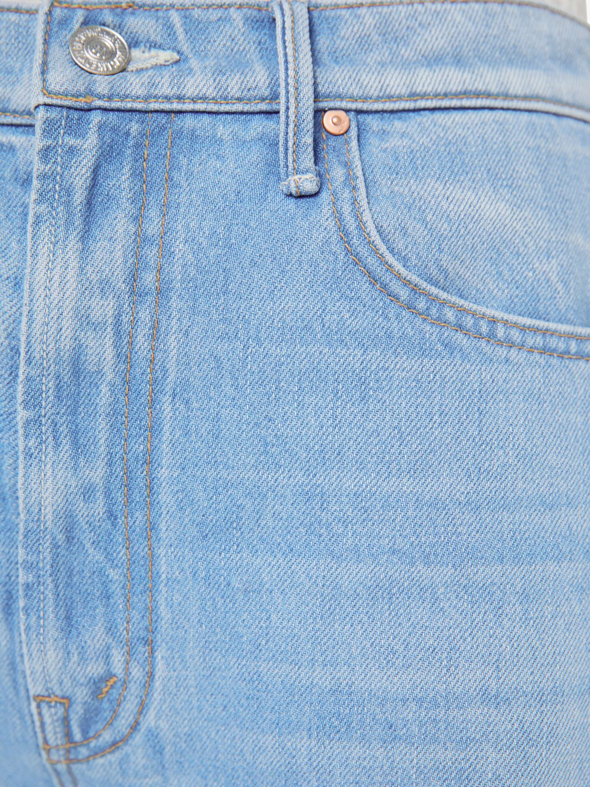 Women The Half-Pipe Ankle Cuff Fray | Mother Denim Blue (Medium)