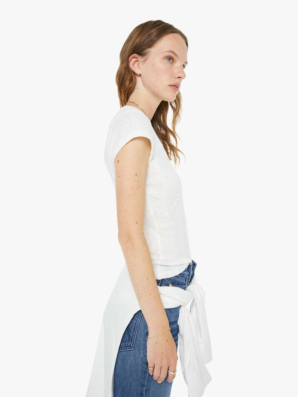 Women The Mid Rise Half-Pipe Hover | Mother Denim Instant Replay