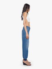 Women SNACKS! The Peeler Jogger Ankle | Mother Denim Blue (Medium)