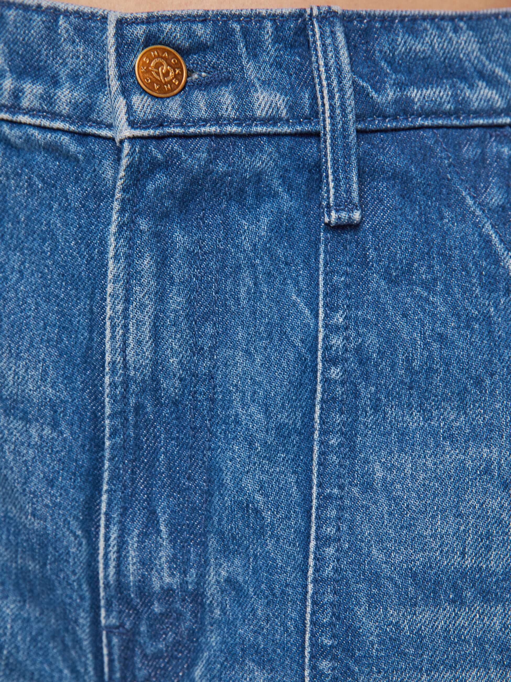 Women SNACKS! The Peeler Jogger Ankle | Mother Denim Blue (Medium)