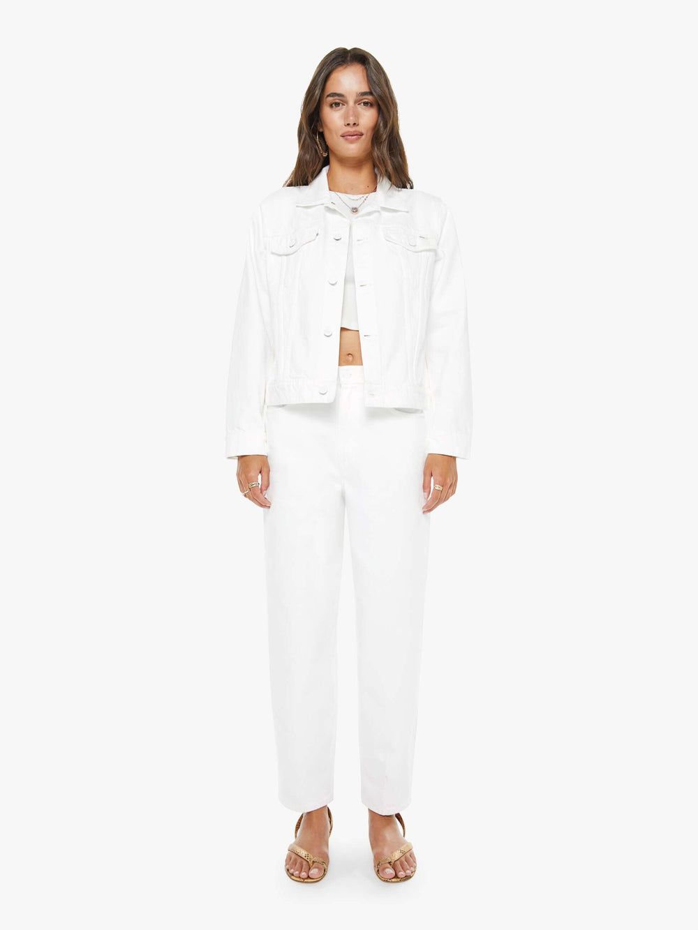Women The Rabbit Hole Ankle | Mother Denim Picket Fence