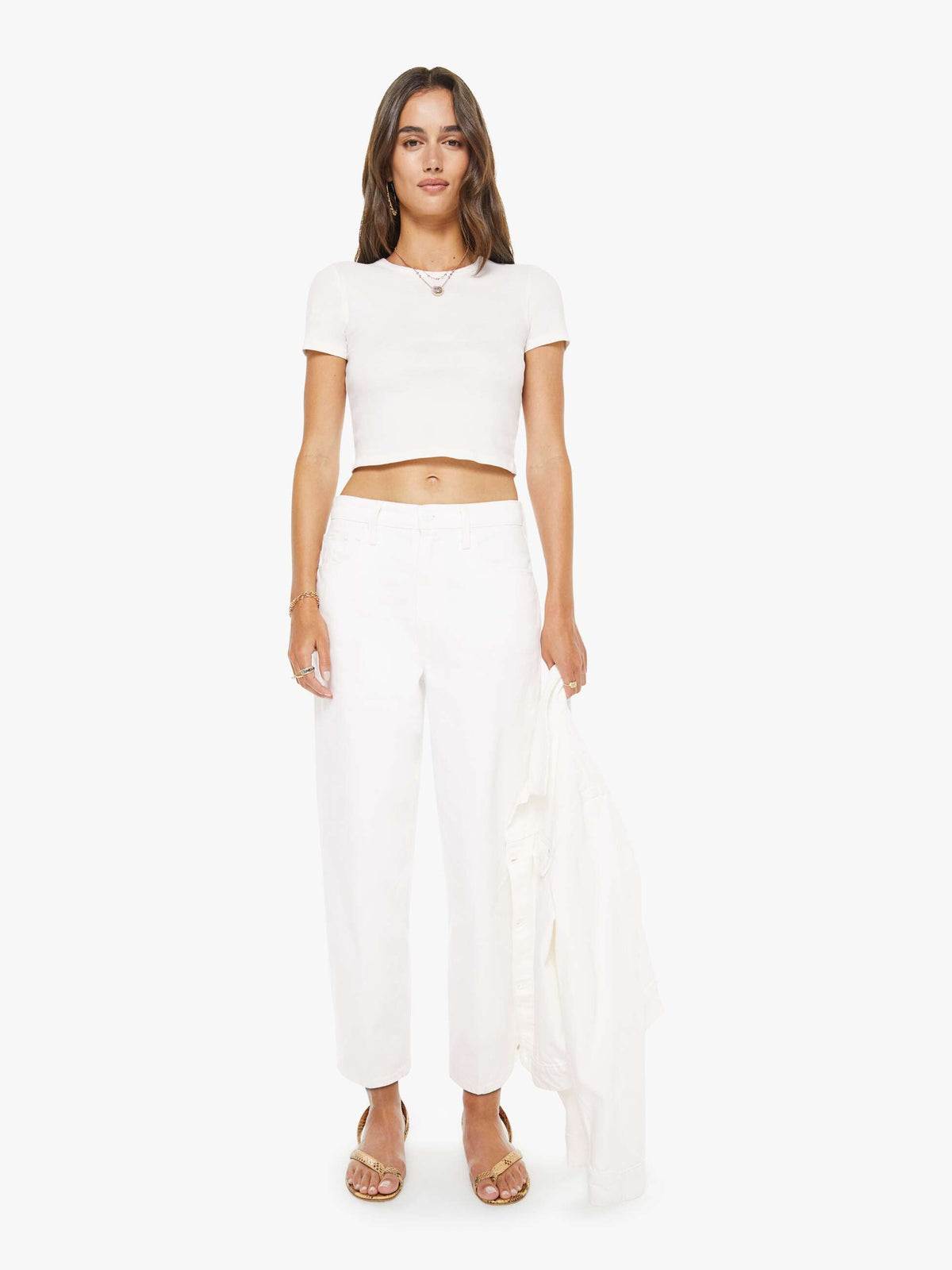 Women The Rabbit Hole Ankle | Mother Denim Picket Fence