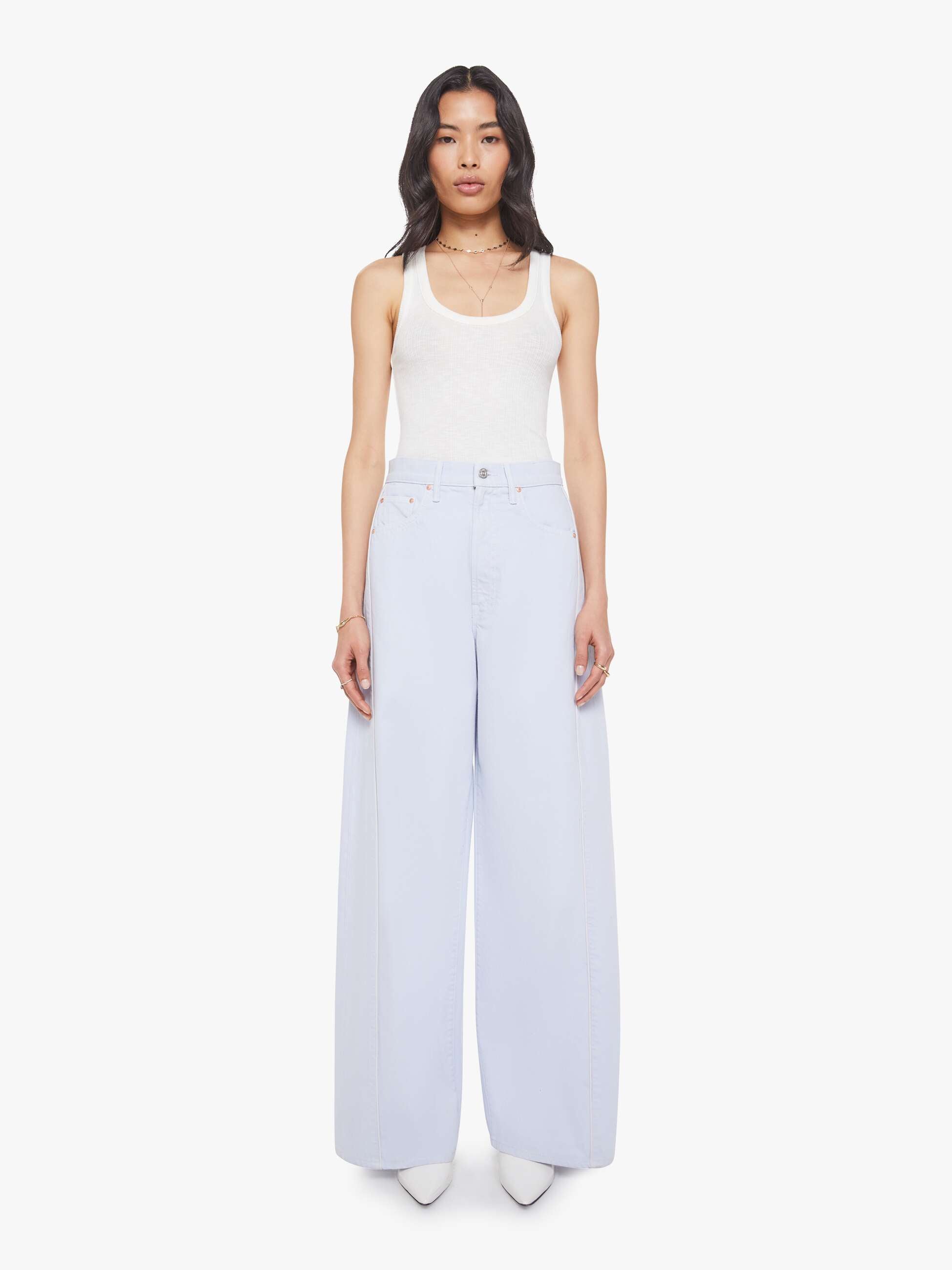 Women The Pipe-Dream Sneak | Mother Denim Blue