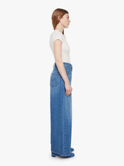 Women The Pipe-Dream Zip Ankle | Mother Denim Blue (Medium)