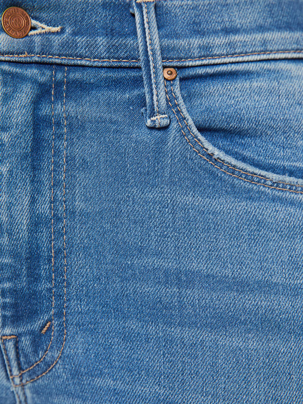 Women The Weekender | Mother Denim Blue (Medium)