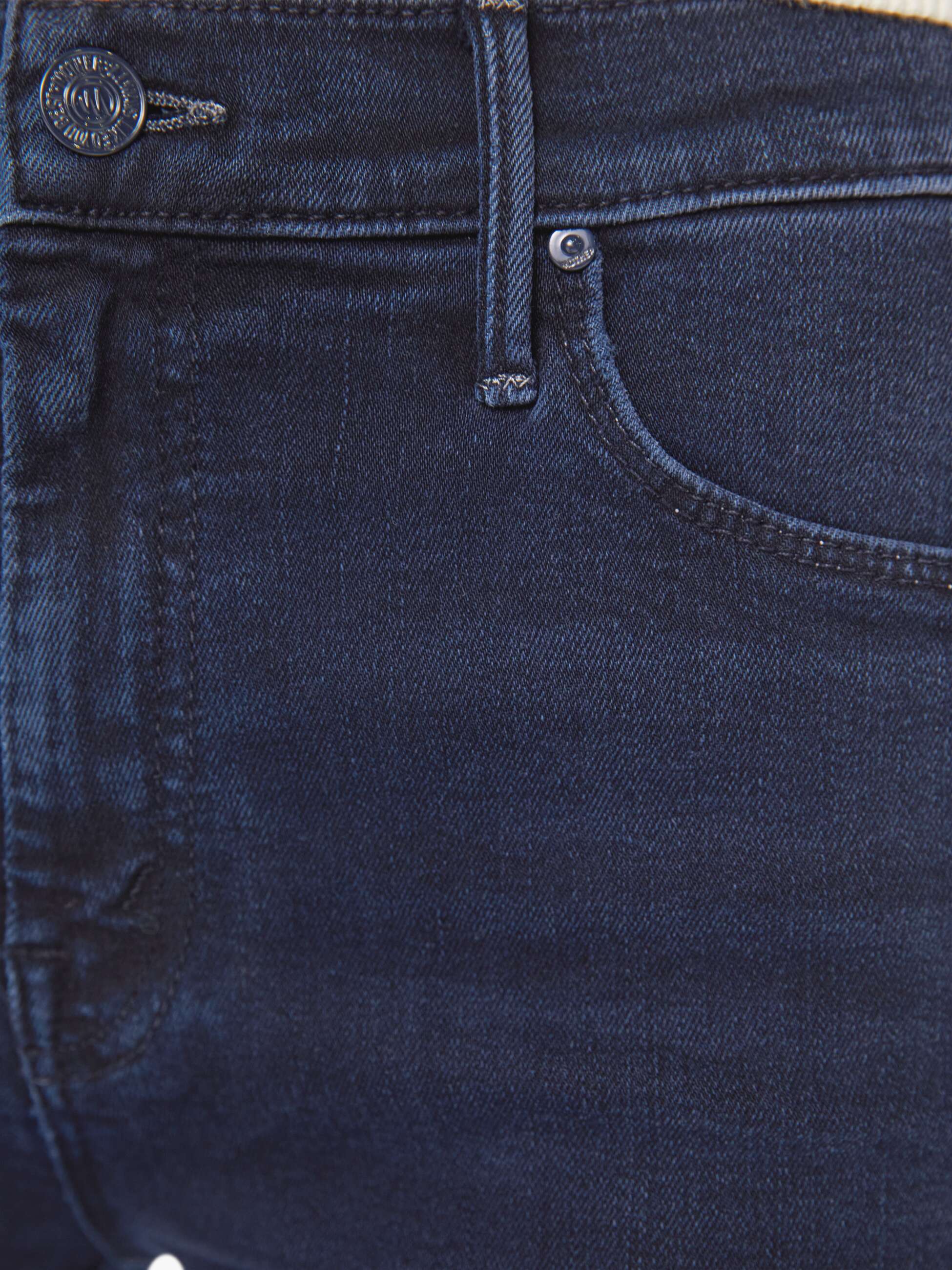 Women The Weekender Fray | Mother Denim Blue (Medium)