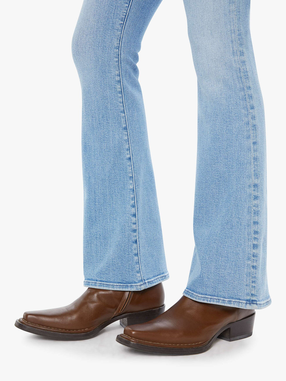 Women The Weekender | Mother Denim Blue (Medium)