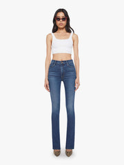 Women High Waisted Runaway | Mother Denim Blue (Navy)
