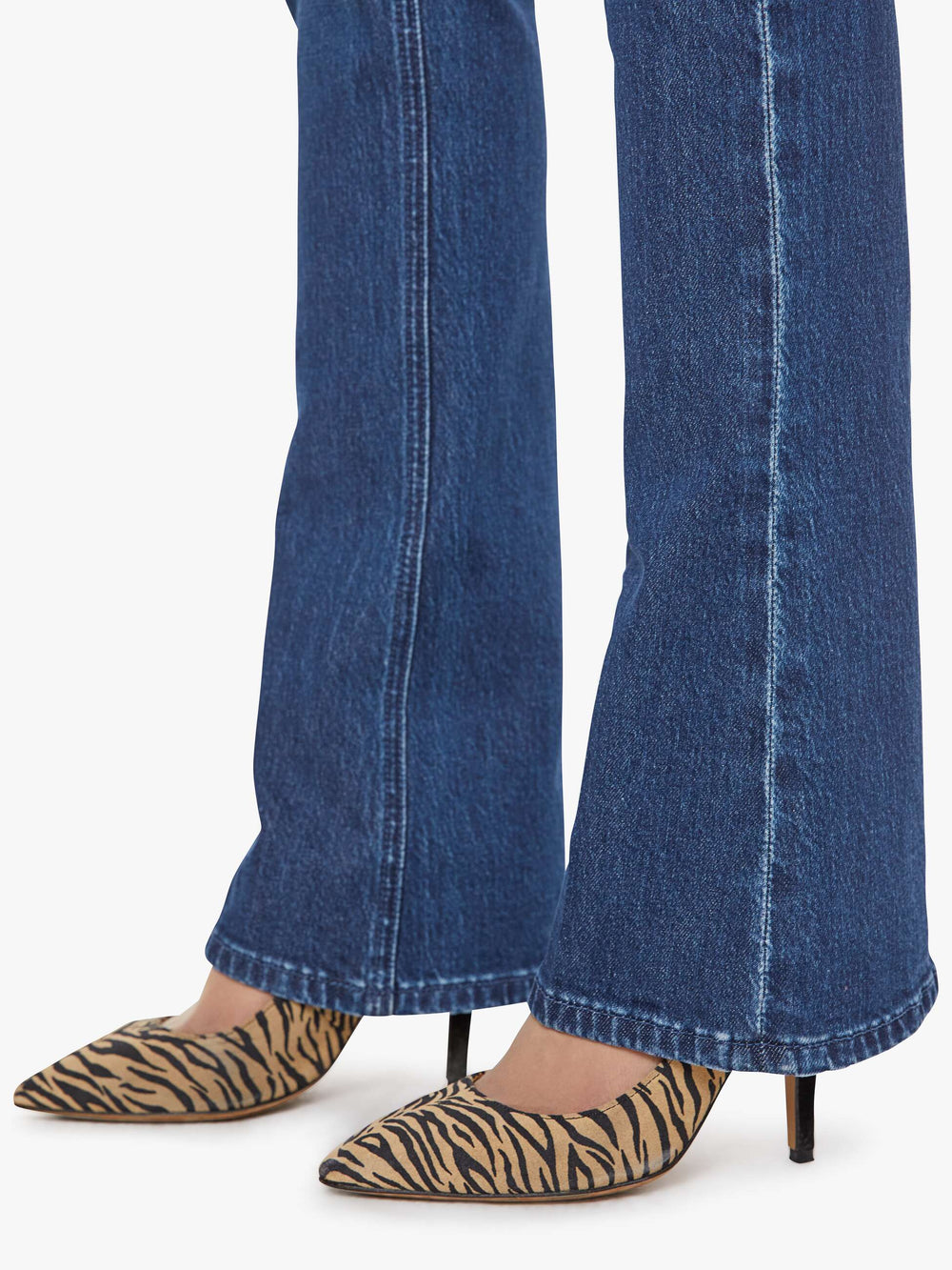 Women High Waisted Runaway | Mother Denim Blue (Navy)