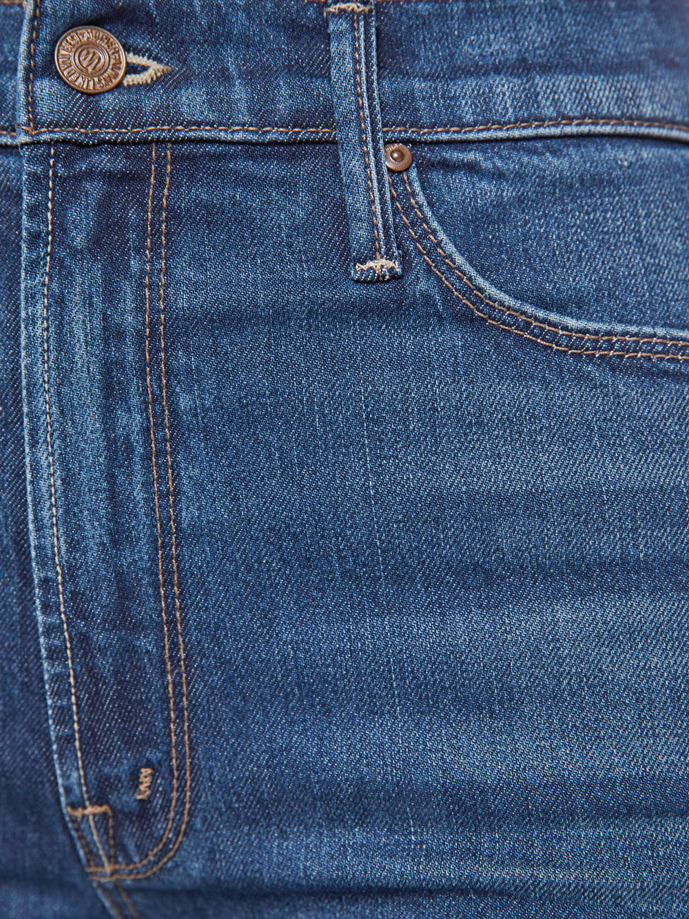 Women High Waisted Runaway | Mother Denim Blue (Navy)