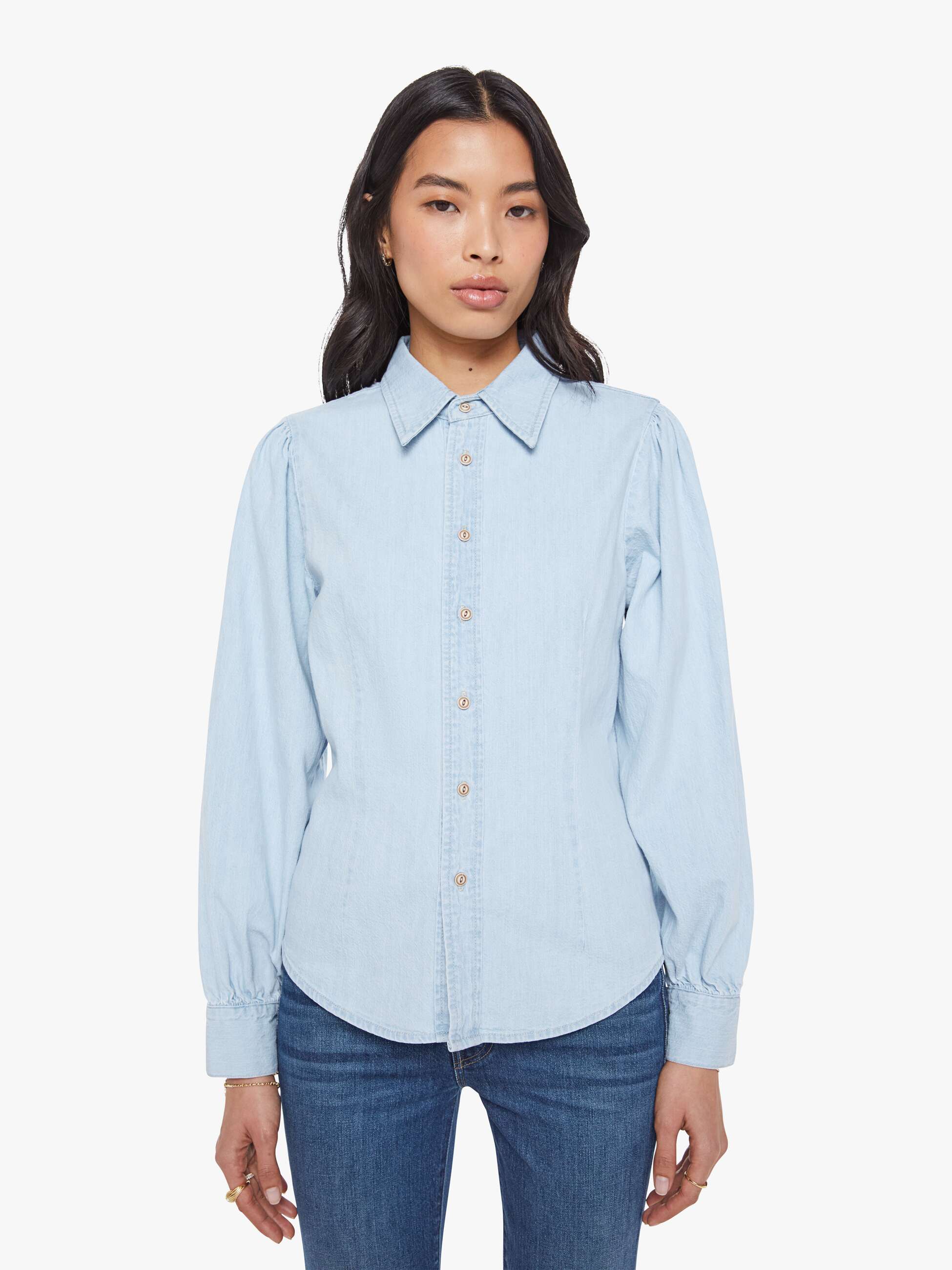 Women High Waisted Runaway | Mother Denim Blue (Navy)