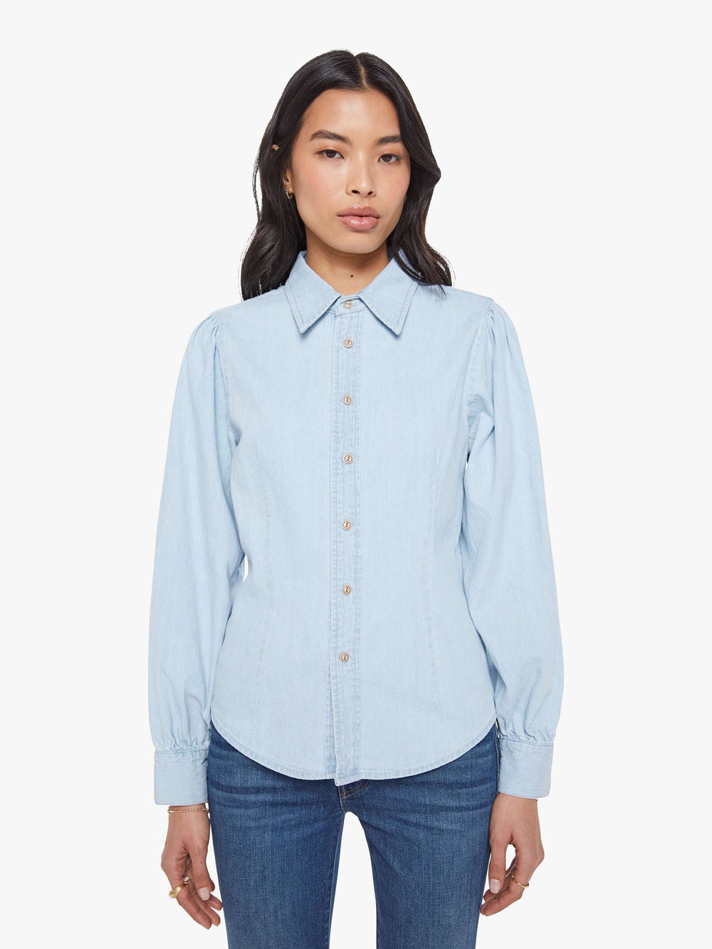 Women High Waisted Runaway | Mother Denim Blue (Navy)