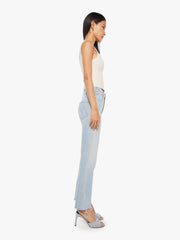 Women The Hustler Ankle Fray | Mother Denim Blue (Light-Pastel)