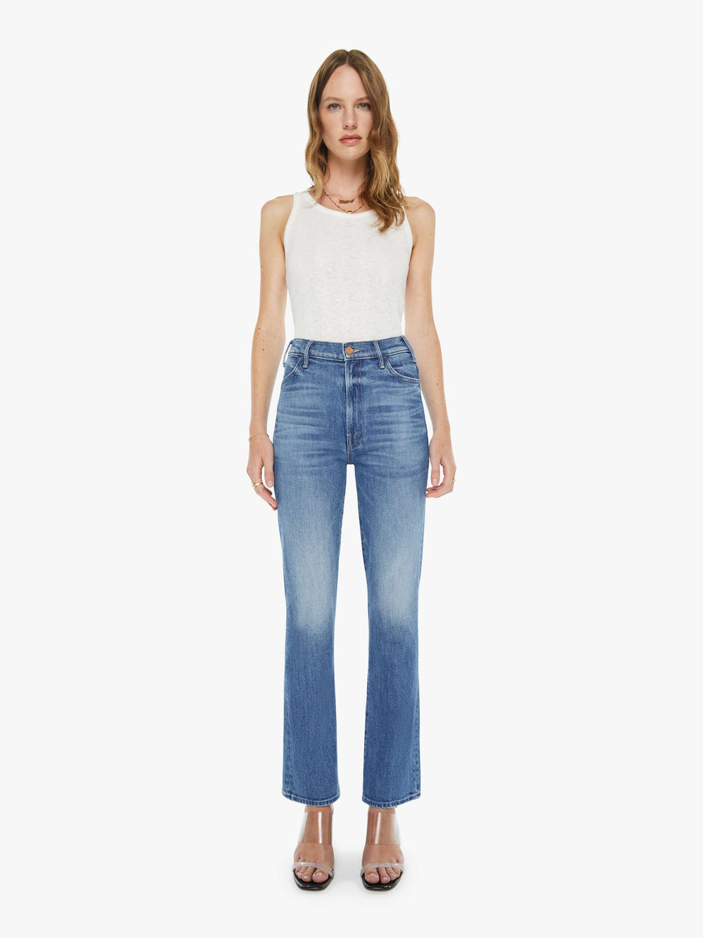 Women The Hustler Flood | Mother Denim All Your Eggs In One Basket