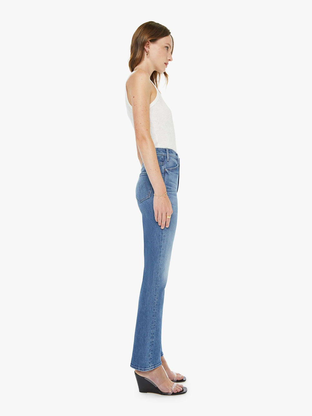 Women The Hustler Flood | Mother Denim All Your Eggs In One Basket