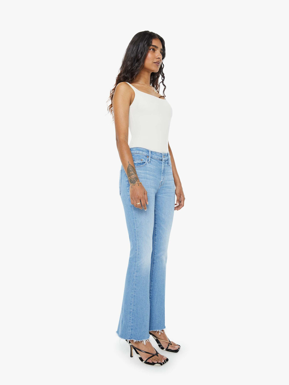 Women PETITES The Lil Weekender Fray | Mother Denim Satisfy Your Cravings