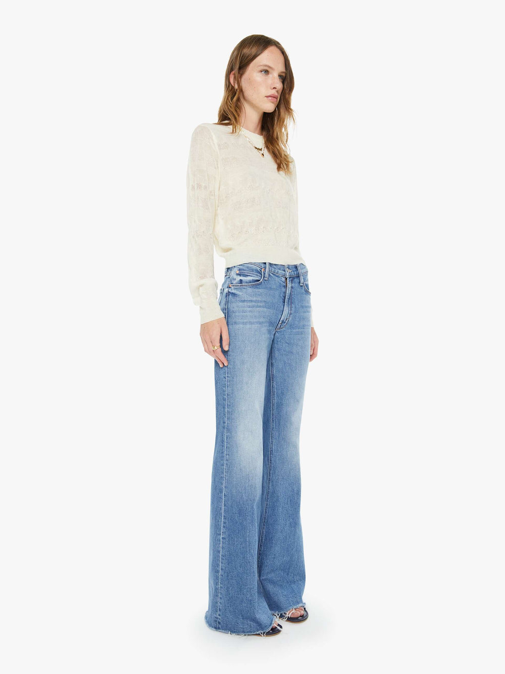 Women The Doozy Fray | Mother Denim Heads Or Tails