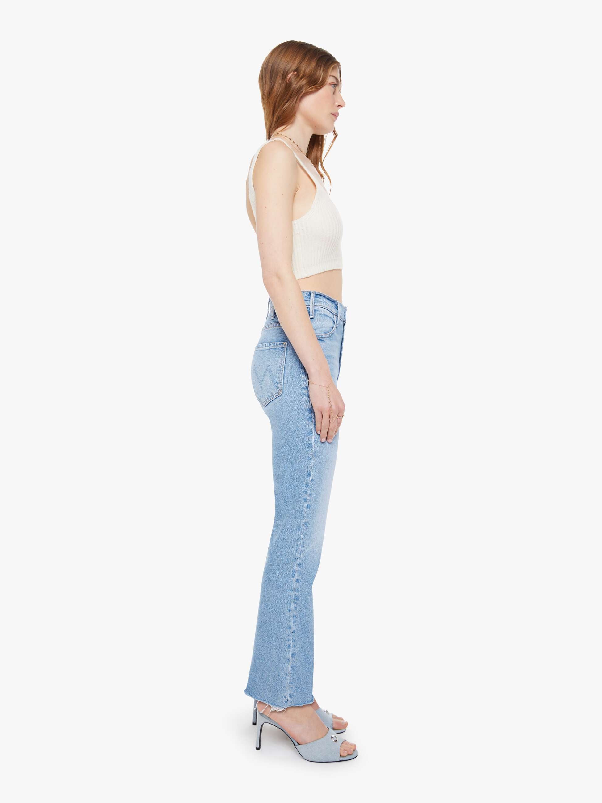 Women The Hustler Ankle Fray | Mother Denim Sow Surreal