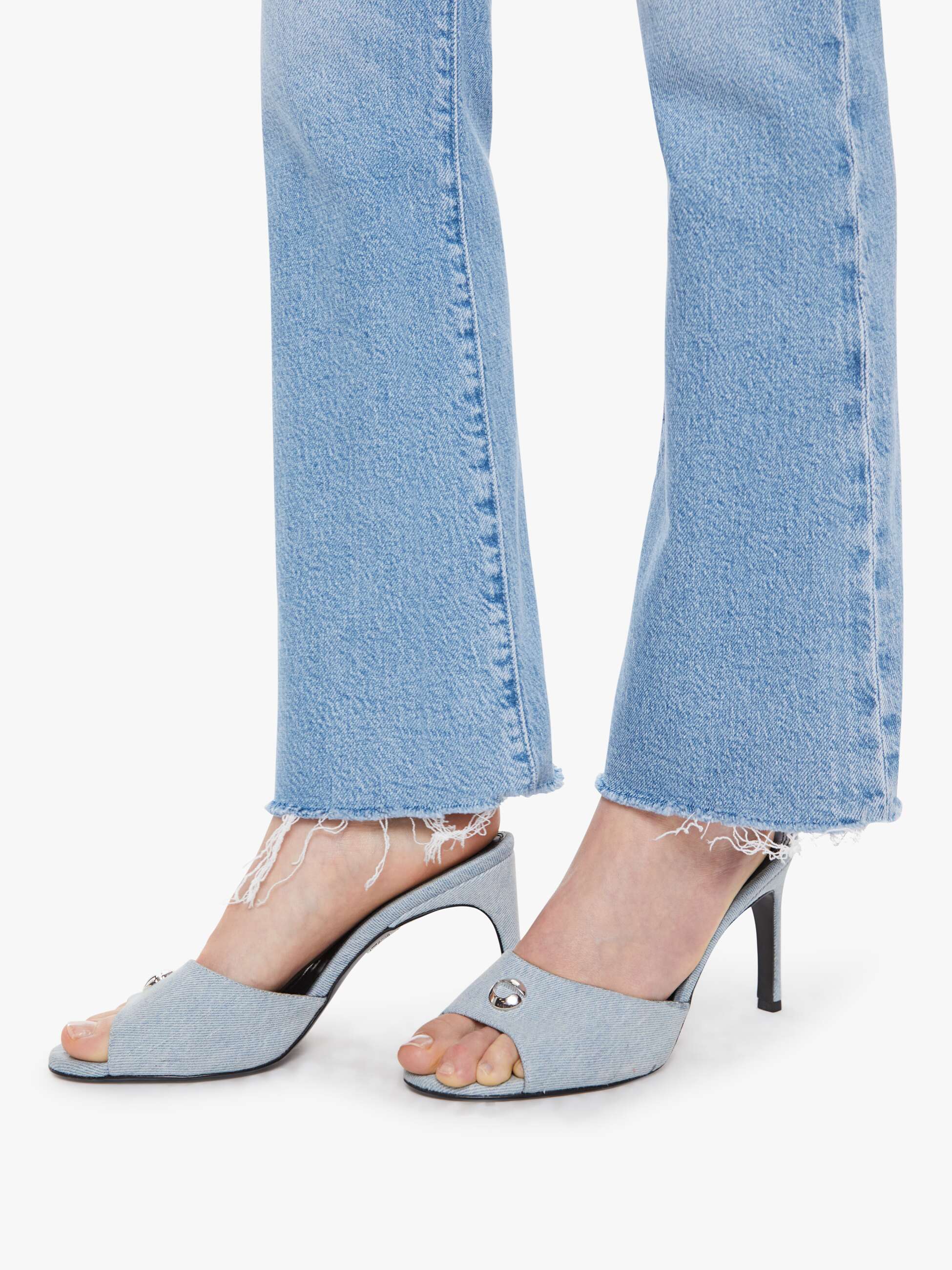 Women The Hustler Ankle Fray | Mother Denim Sow Surreal