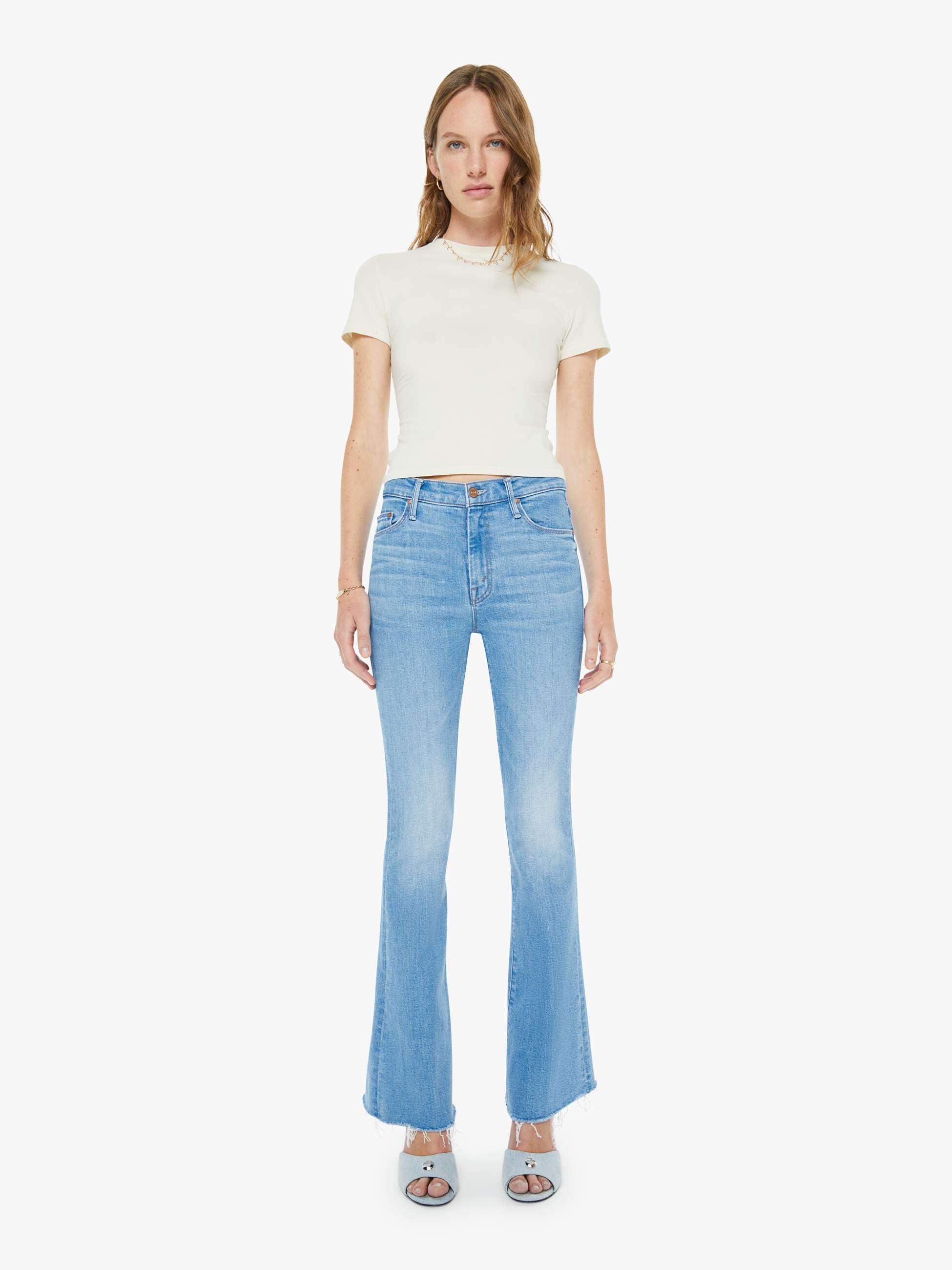 Women The Weekender Fray | Mother Denim Satisfy Your Cravings