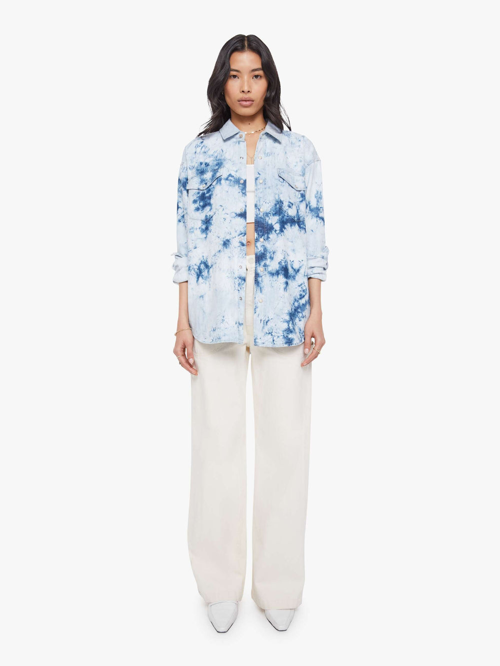 Women The Scooter Skimp | Mother Denim White (Natural)