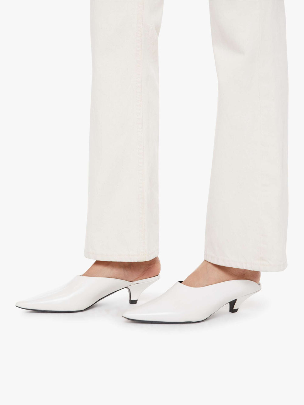 Women The Scooter Skimp | Mother Denim White (Natural)