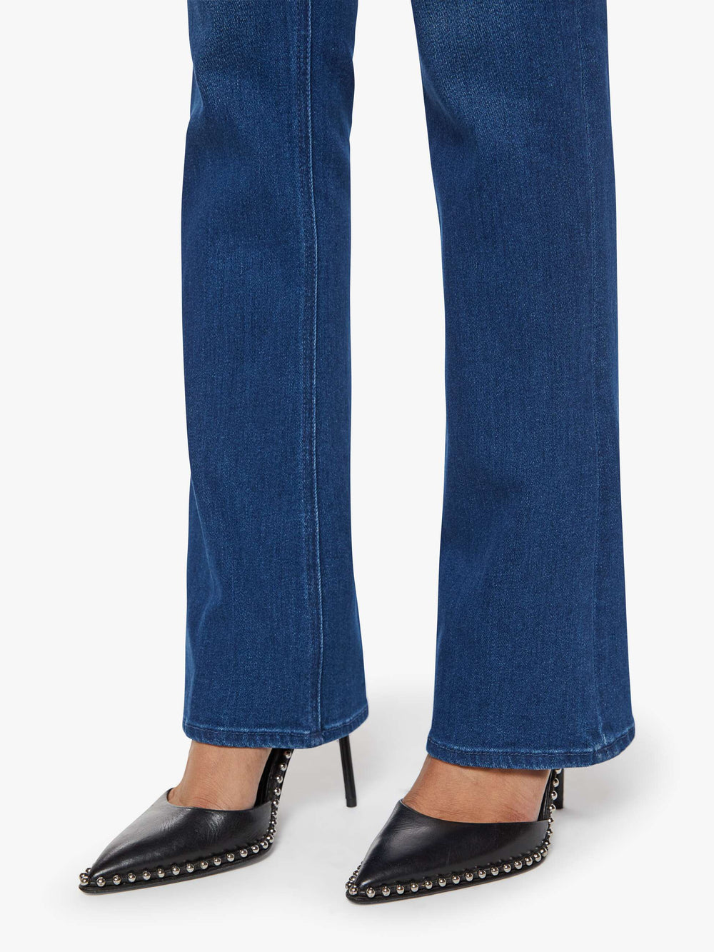 Women PETITES The Lil Runaway | Mother Denim Blue (Navy)