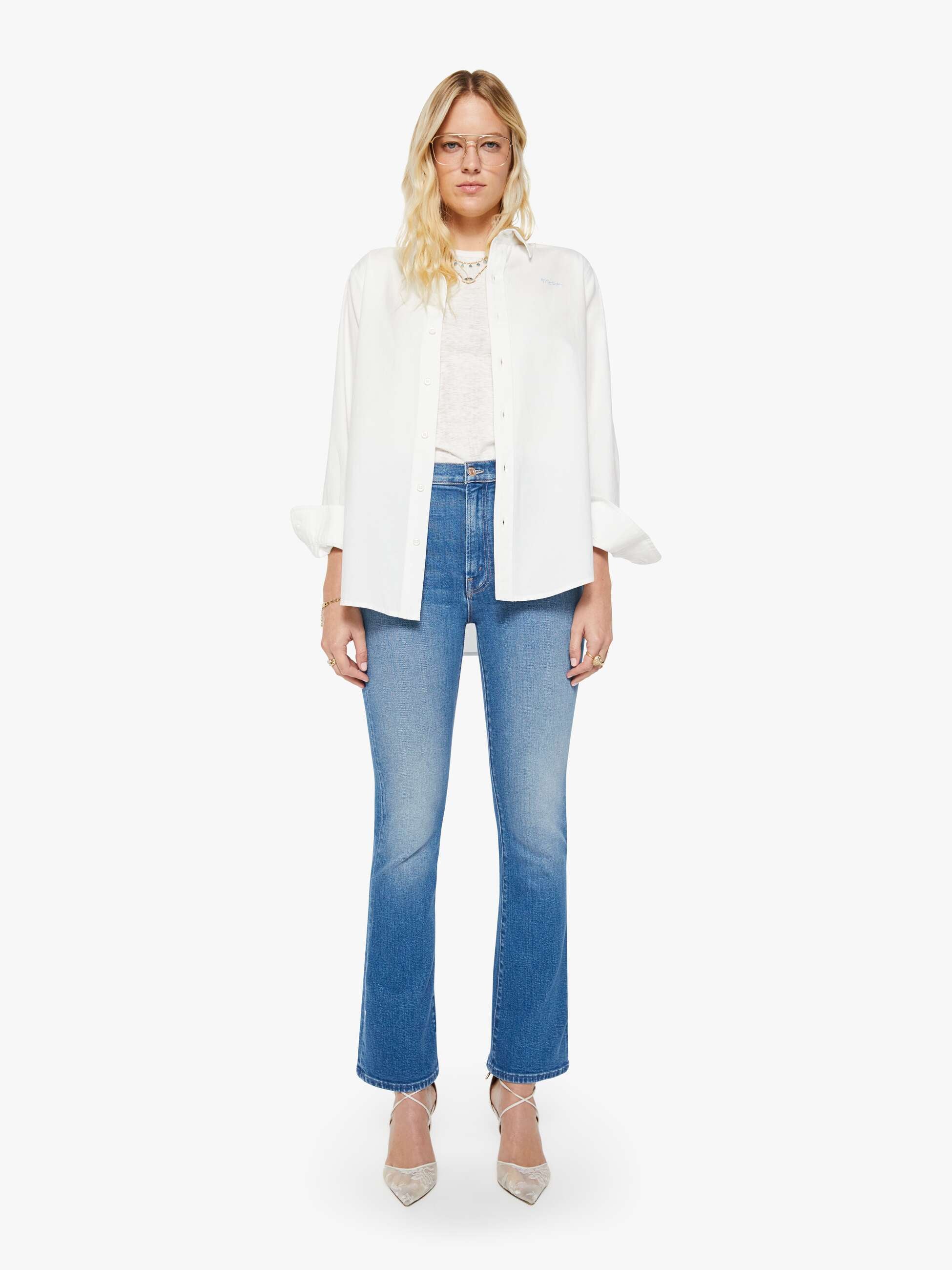 Women The Hustler Skimp | Mother Denim Kissing The Caddy