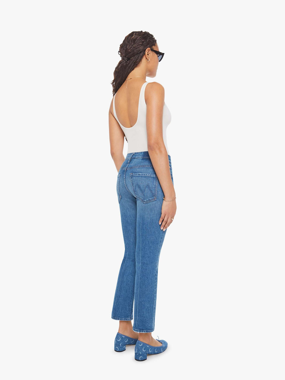 Women PETITES The Lil Insider Ankle | Mother Denim Get Two Birds Stoned