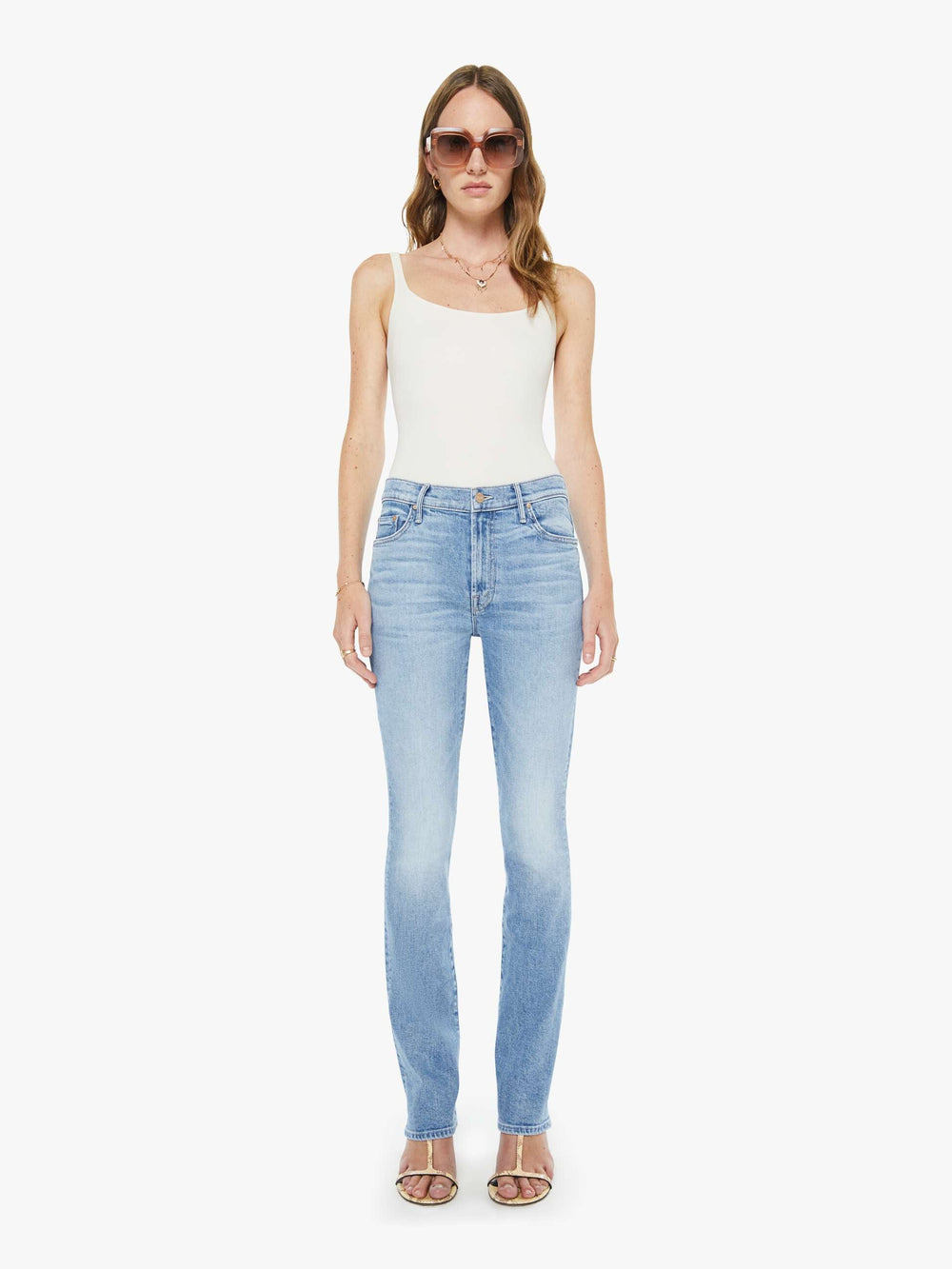 Women The Insider Skimp | Mother Denim Blue (Light-Pastel)
