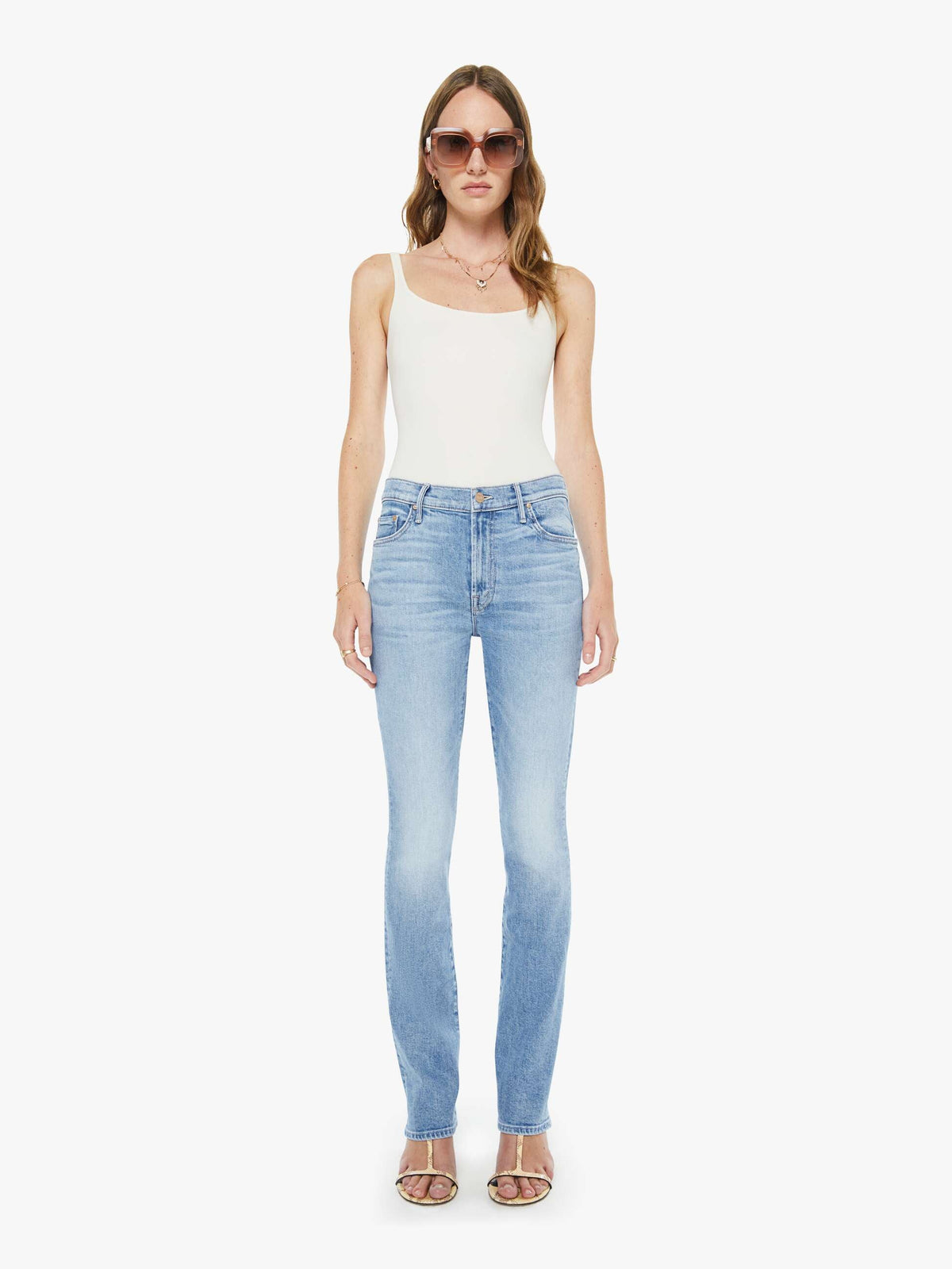 Women The Insider Skimp | Mother Denim Blue (Light-Pastel)