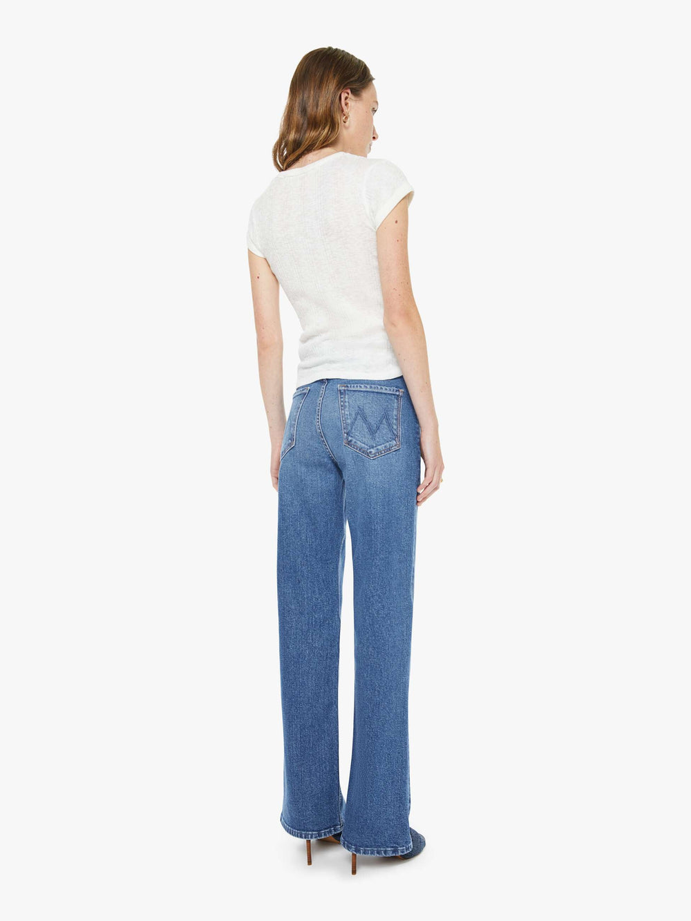 Women High Waisted Bookie Sneak | Mother Denim Knick Knack Paddy Whack