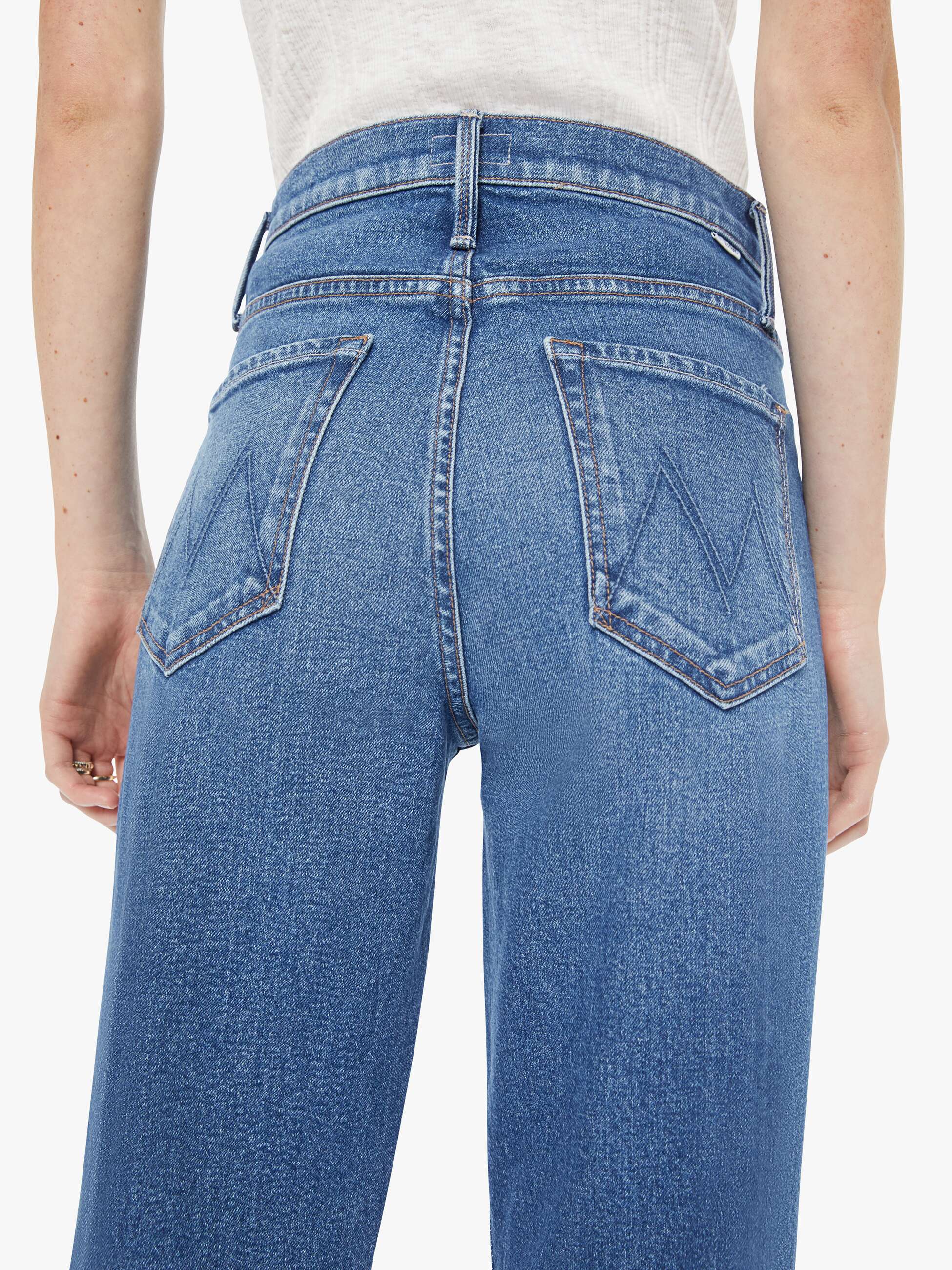 Women High Waisted Bookie Sneak | Mother Denim Knick Knack Paddy Whack