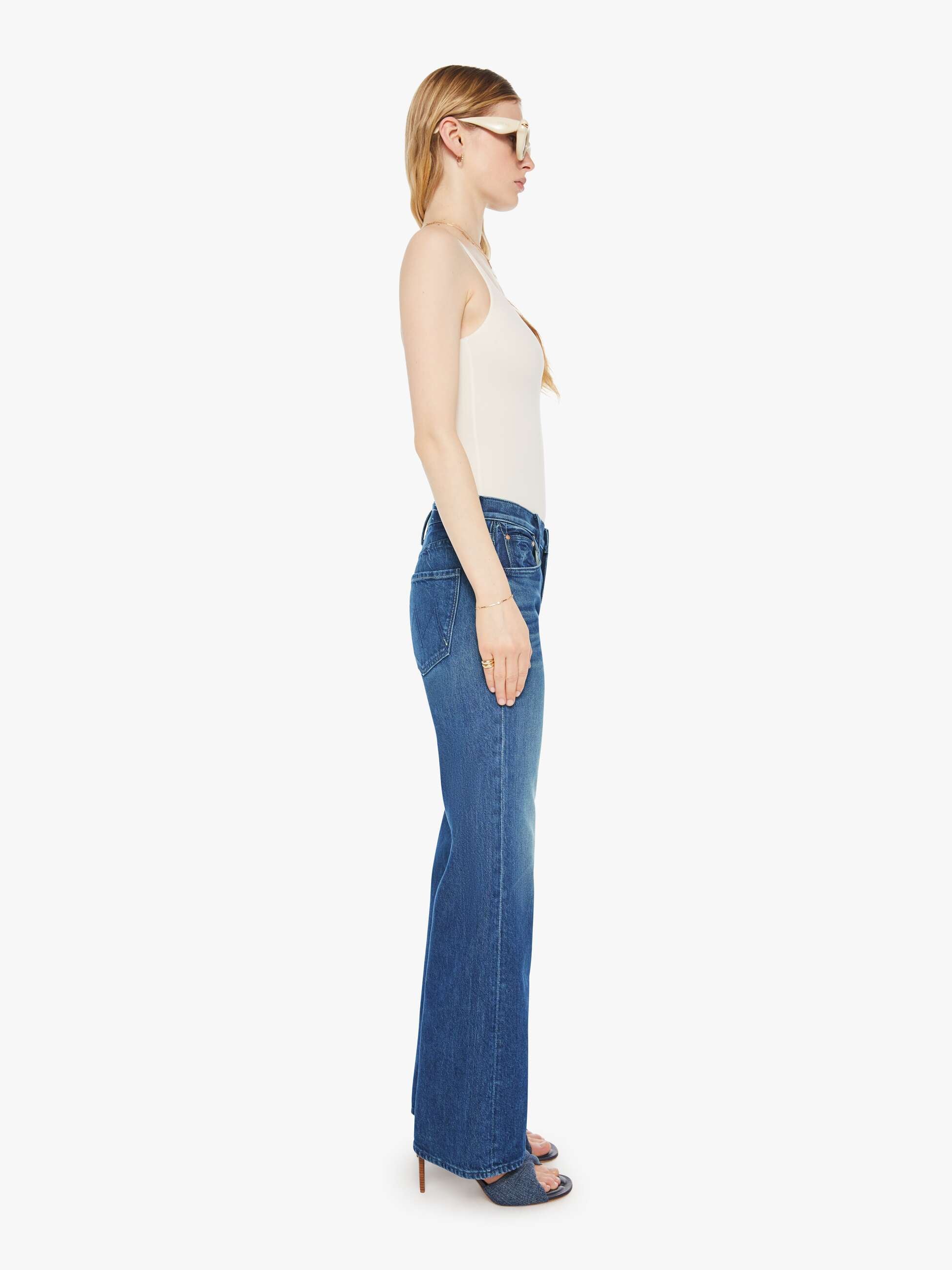 Women The Bookie Skimp | Mother Denim Blue (Navy)