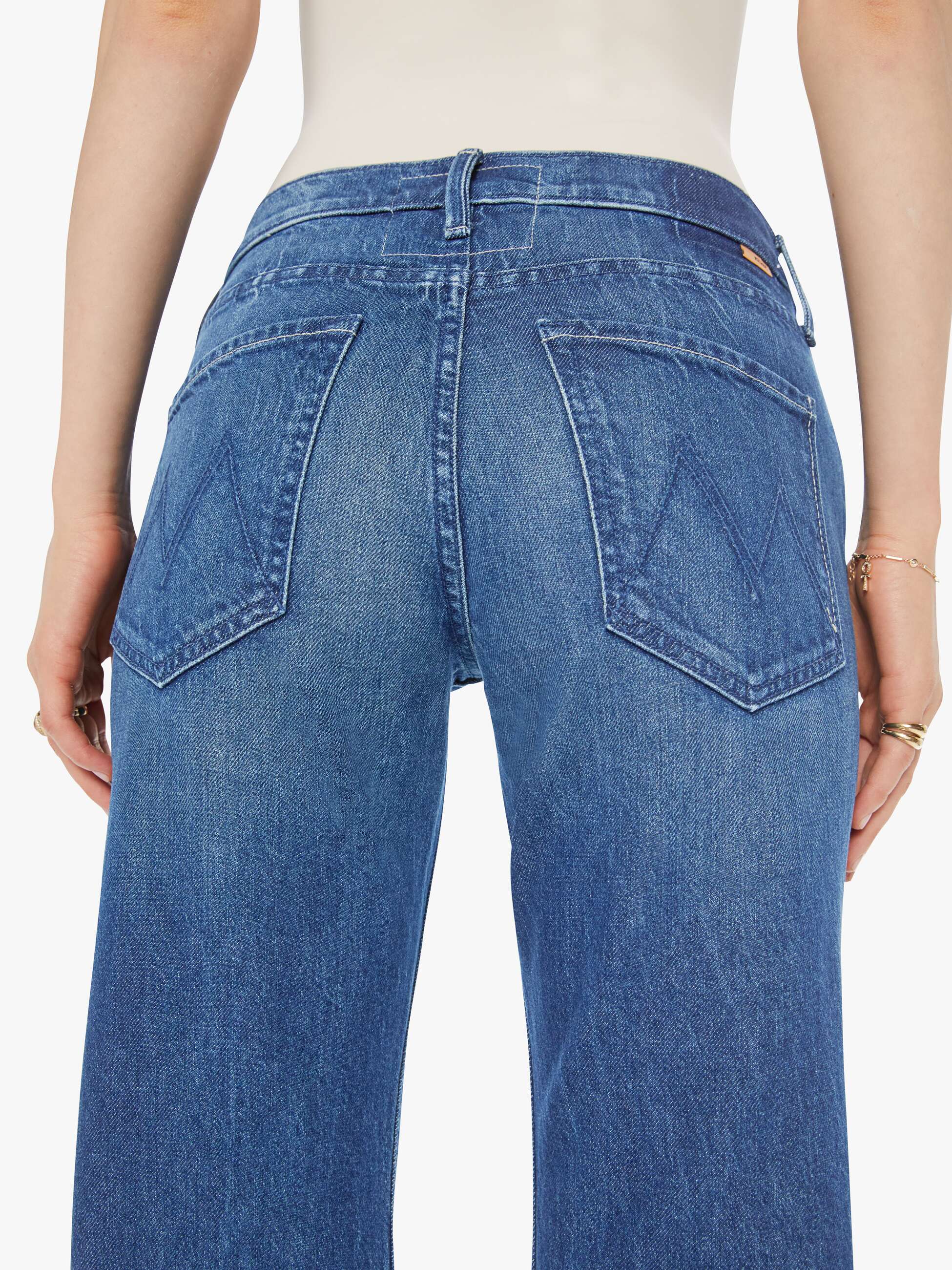 Women The Bookie Skimp | Mother Denim Blue (Navy)