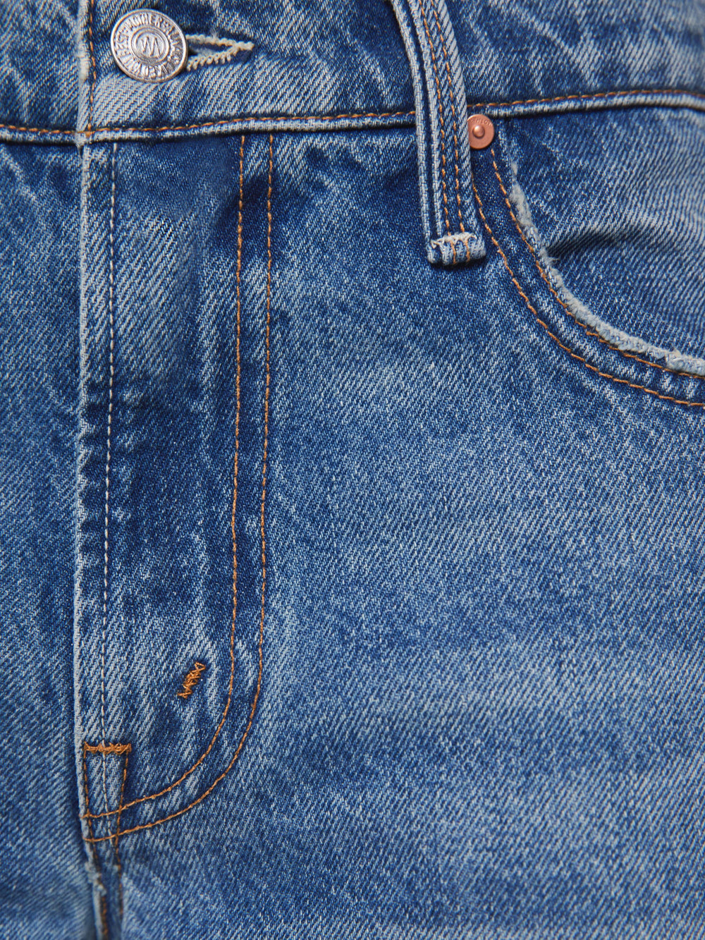 Women PETITES The Lil Reifler | Mother Denim Blue (Medium)