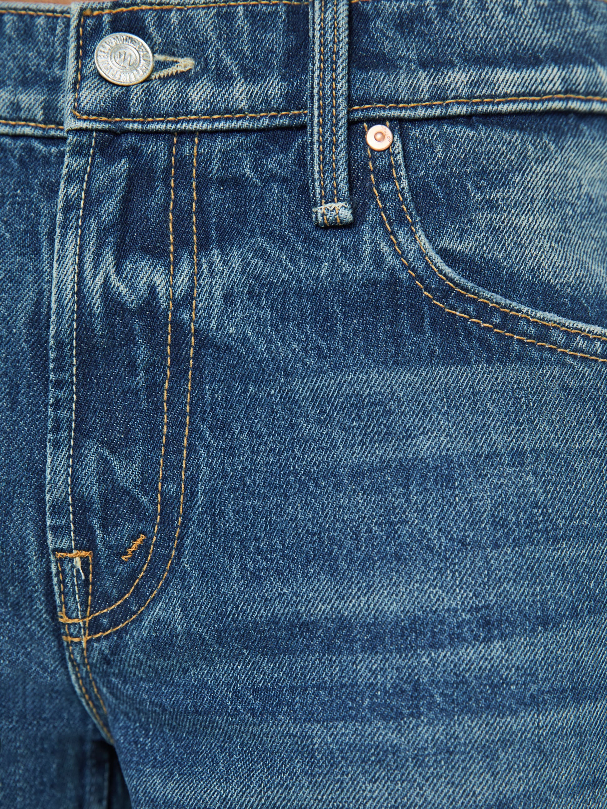 Women PETITES The Lil Reifler | Mother Denim Blue (Medium)