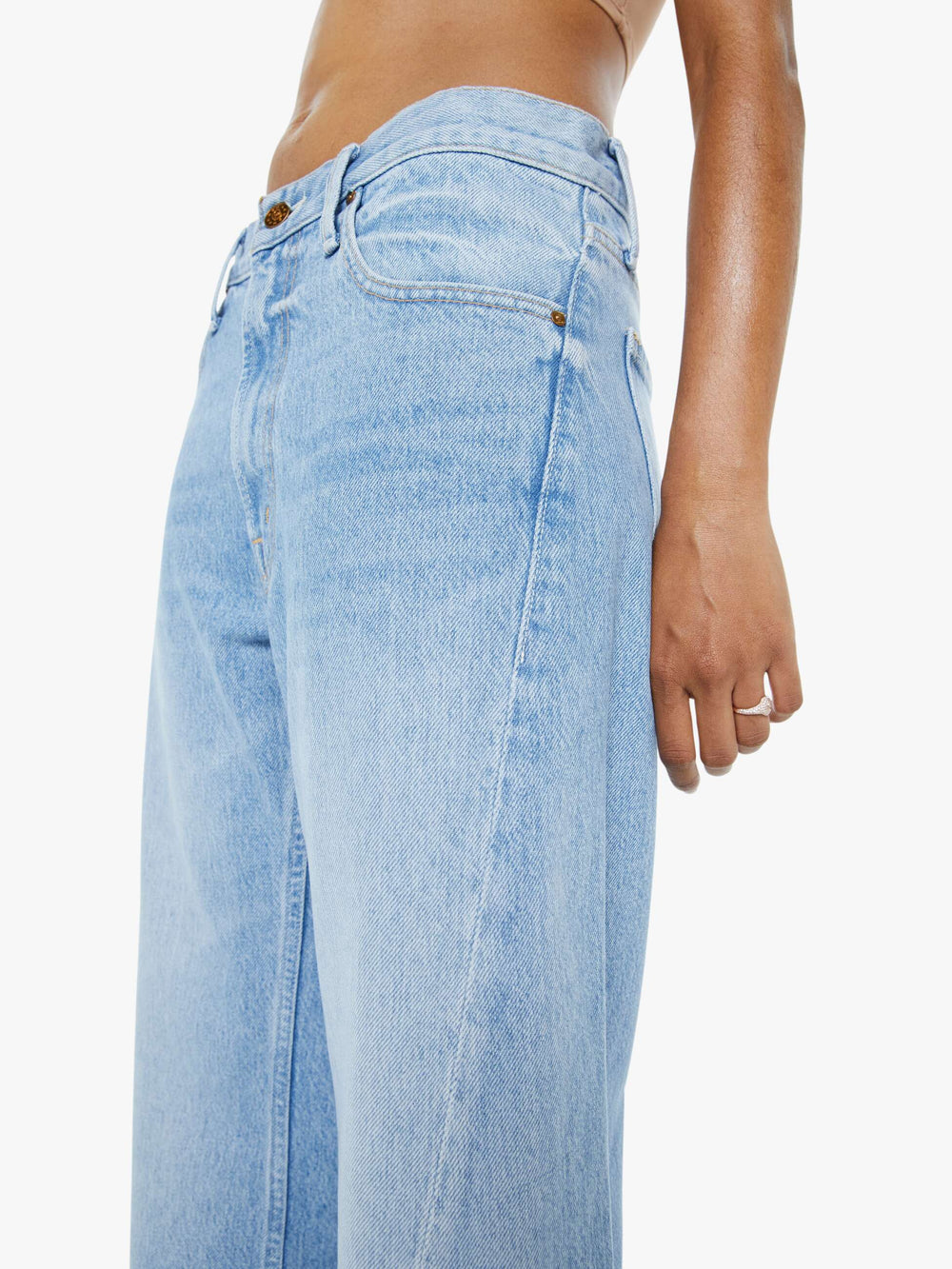Women PETITES The Lil Lemon Twist Sneak | Mother Denim Munchies