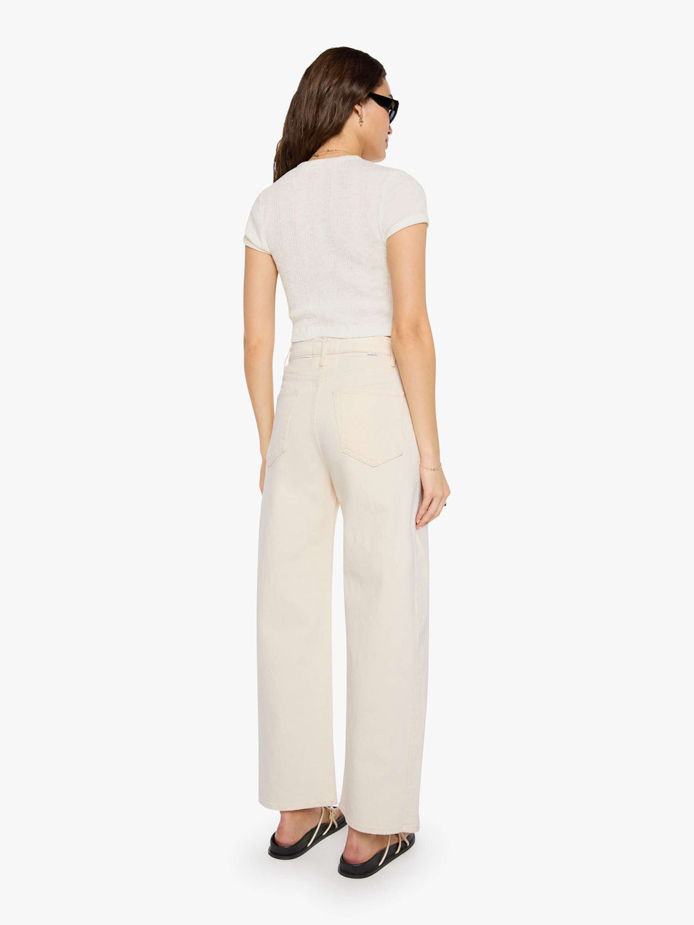 Women The Half-Pipe | Mother Denim White (Natural)