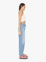 Women THE HALF-PIPE FLOOD MATERIAL GIRL | Mother Denim Blue (Light-Pastel)