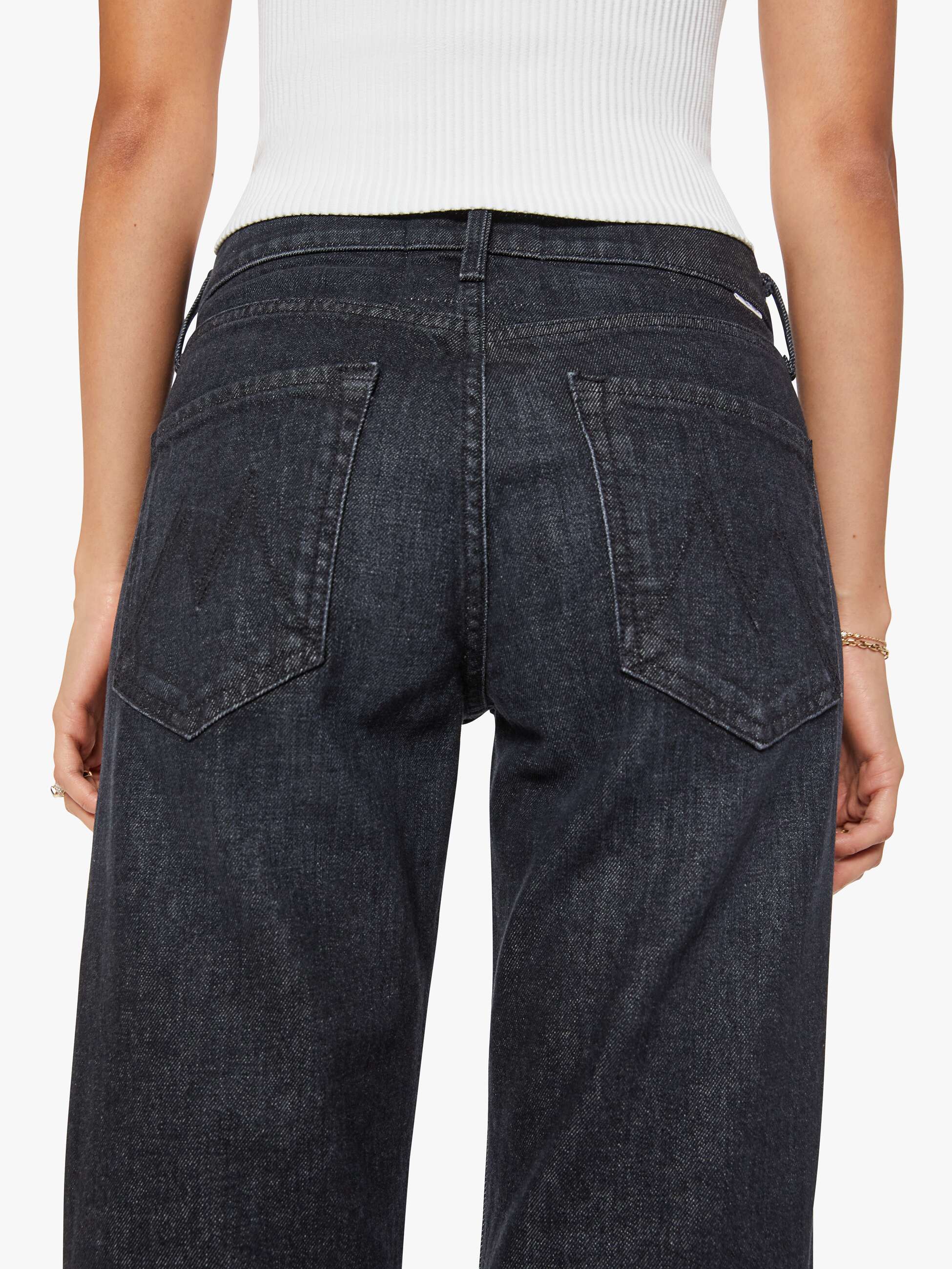 Women The Reifler | Mother Denim Black