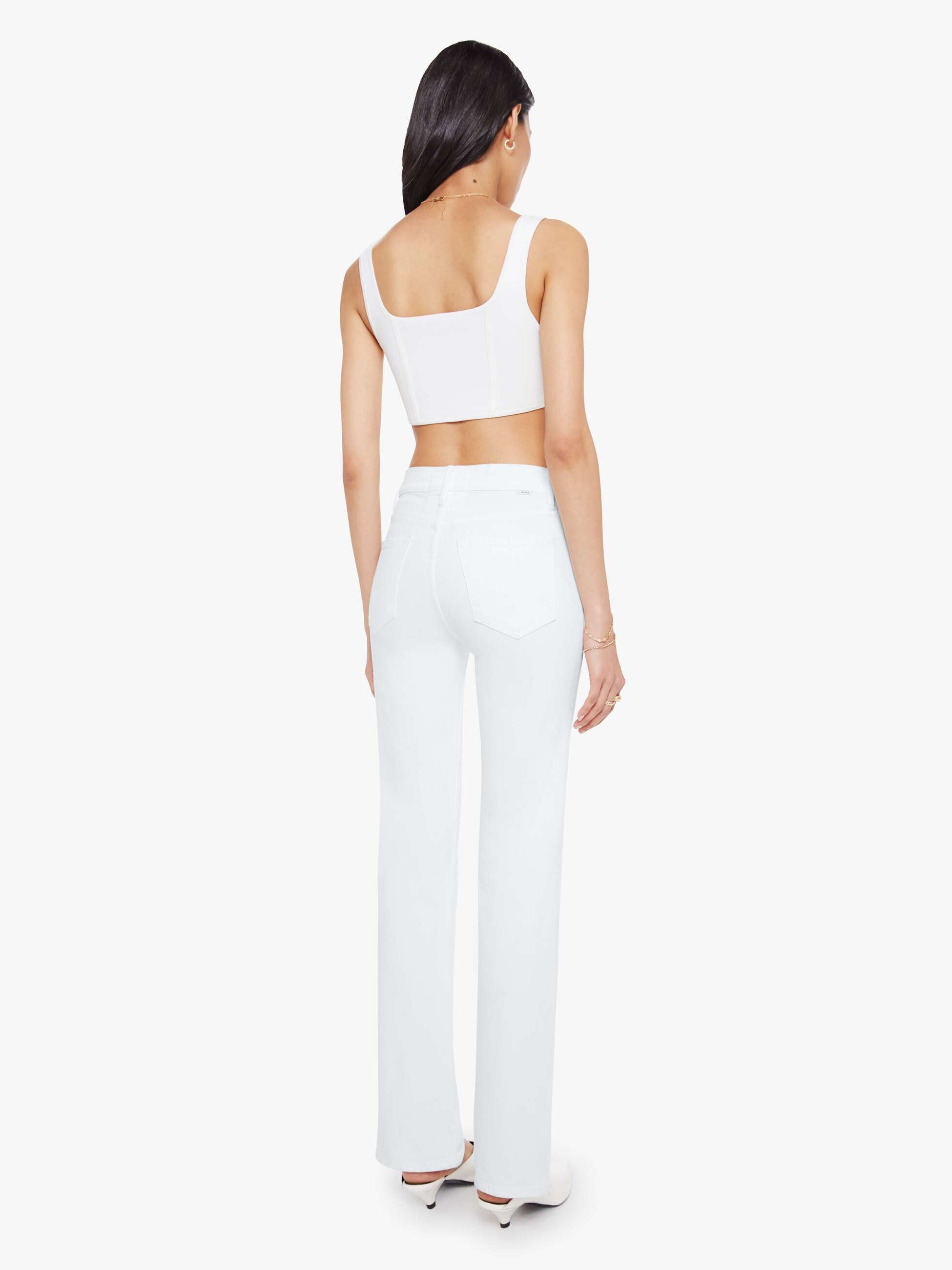 Women The Kick It | Mother Denim White