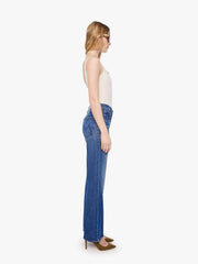 Women PETITES The Lil Kick It | Mother Denim Blue (Navy)
