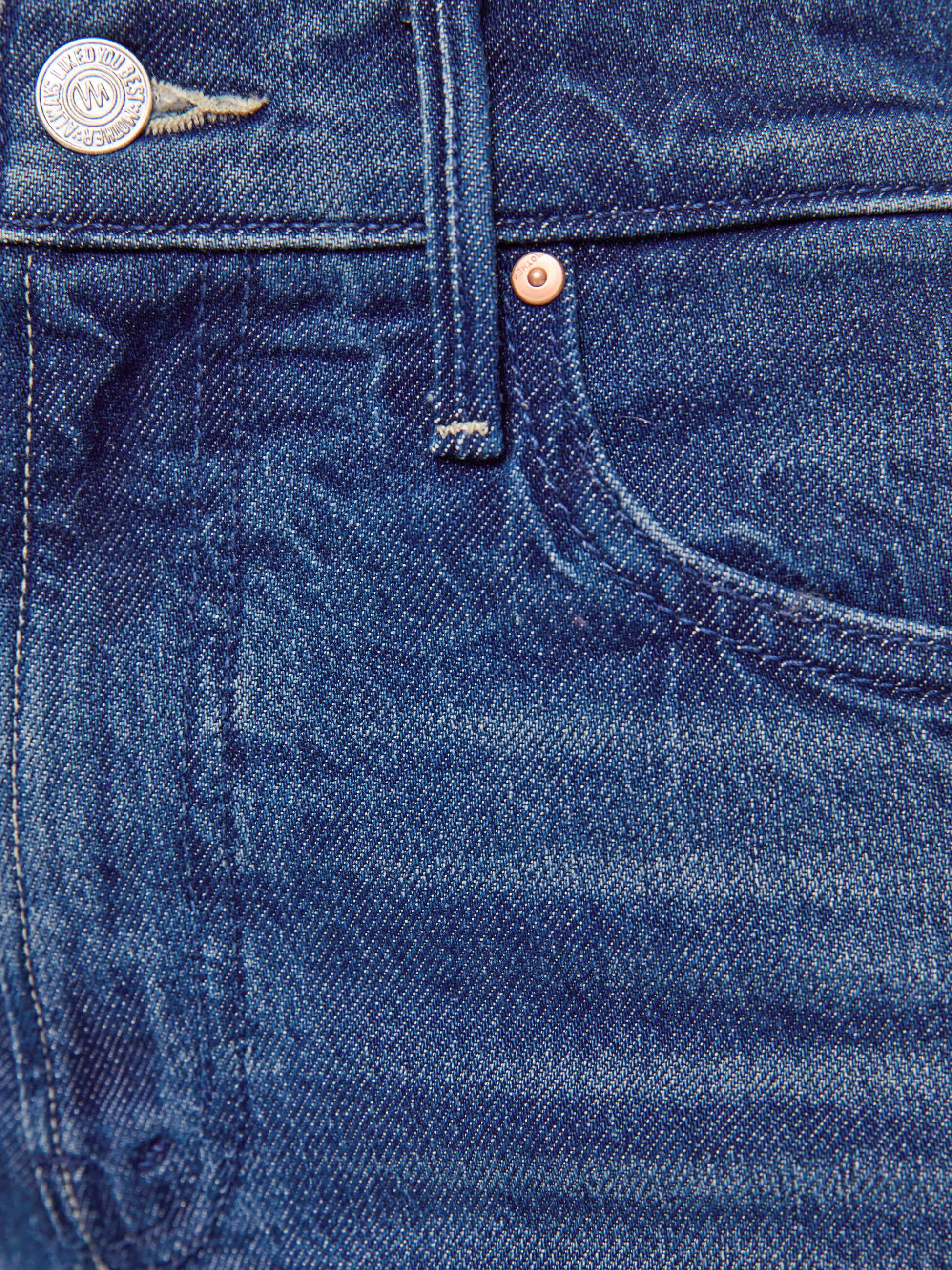 Women PETITES The Lil Kick It | Mother Denim Blue (Navy)