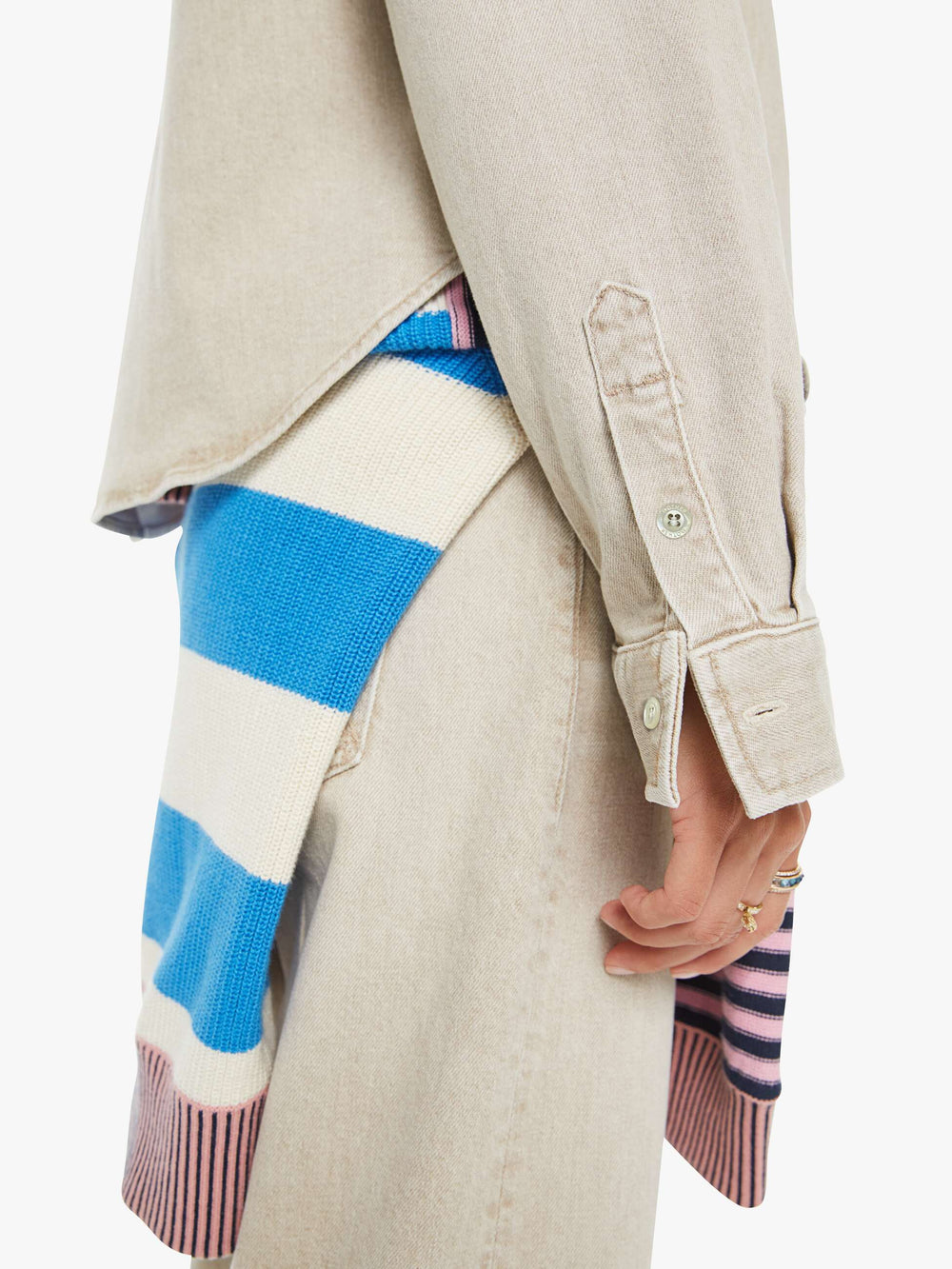 Women The Dodger Sneak | Mother Denim Caramel