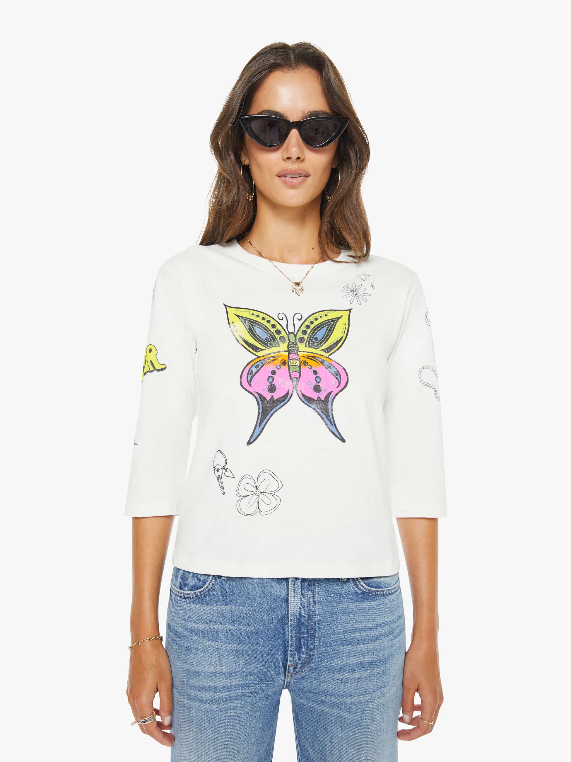 Women The Kick It Ankle | Mother Denim Birds Gone Wild