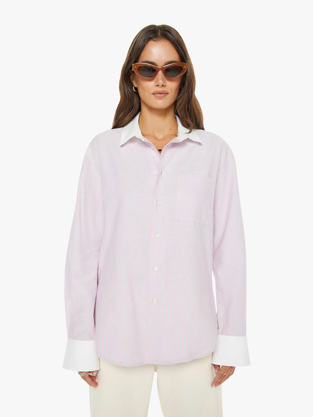 Women The Lemon Twist Sneak | Mother Denim Natural