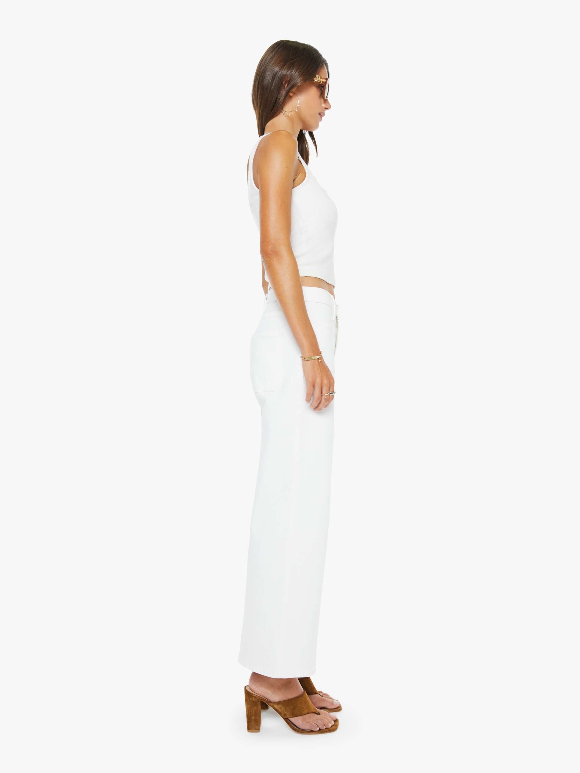 Women The Patch Pocket Mid Rise Maven Ankle | Mother Denim Totally Innocent
